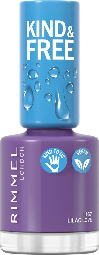 Rimmel London Kind & Free Pure Nagellak - 167 Lilac Love - 8ml