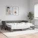 Maison Exclusive Lit gigogne gris foncé 90x190 cm rembourré