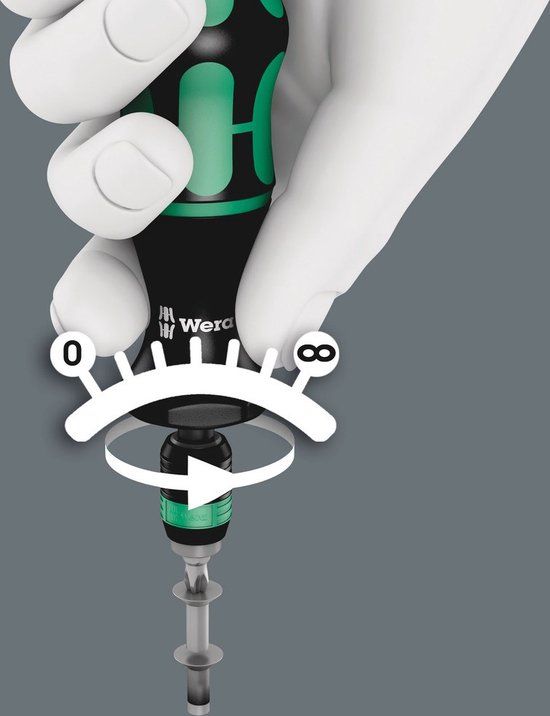 7465 Wera - 7465 Imperial Kraftform Momentschroevendraaier Rapidaptor Wisselhouder
