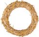 Rayher hobby materialen Rayher Decoratie krans van stro - 30 cm - Beige