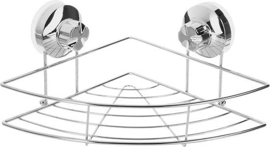 5five Doucherekje - Hoek - Metaal - Zilver - 20 x 13 cm