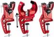Swix T149-50 Bankschroef 3 Onderdelen Kaken Rood 50 mm