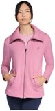 Skechers Dames Gosnuggle tuniek volledige rits jas sweatshirt, roze, L