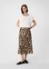 COMMA Rok beige / ombergrijs / zwart