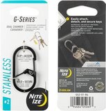 Nite Ize G-Series Dual Carabinier - #2 - Zwart
