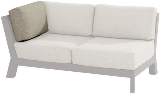 4 Seasons Outdoor Meteoro Arm Kussen Antraciet