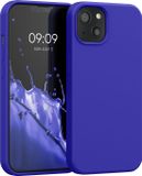 kwmobile telefoonhoesje geschikt voor Apple iPhone 13 - Hoesje met siliconen coating - Smartphone case in Baltisch blauw