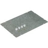 Spelsberg AK MPS 3 Plaque de montage (l x l) 240 mm x 390 mm Acier 1 pièce(s)