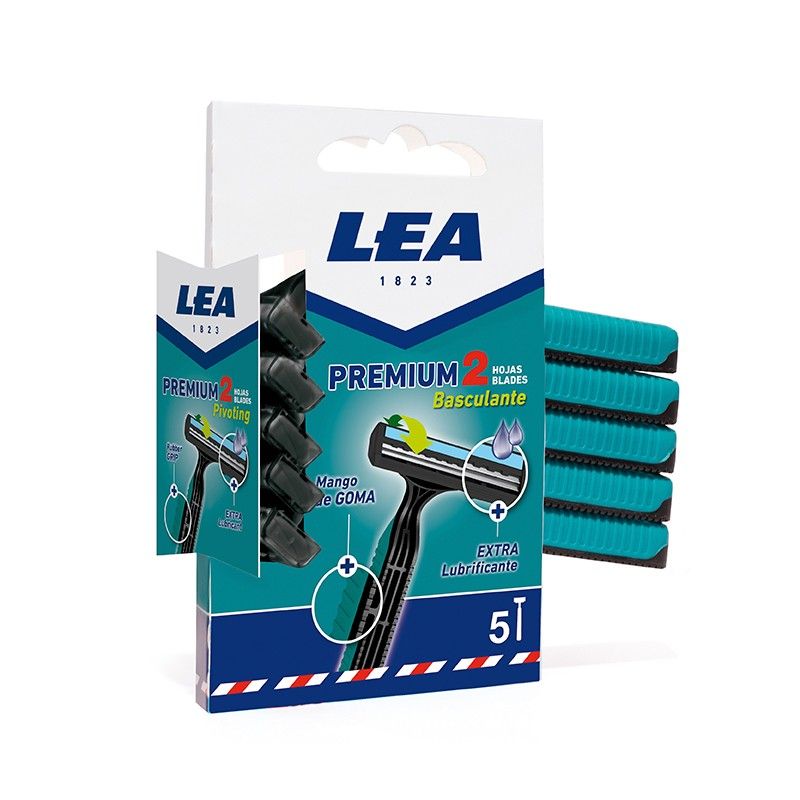 LEA 3.545 Scheerapparaat voor mannen - Zwart, Groen - 5 stuks
