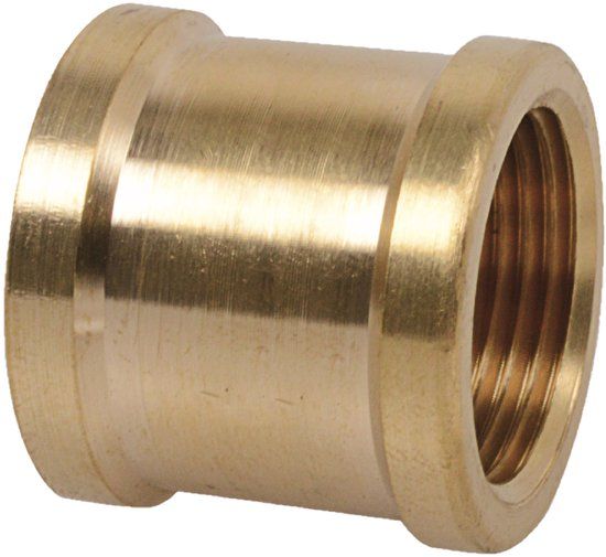 KIRCHHOFF MS Dubbele Mof - Blanco - 3/4"BI