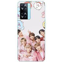 Oppo Etui Oppo A57 4G Kpop BTS Roze Maniacase