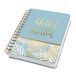 Sigel spiraal notitieboek - Jolie - hardcover - A5 - 240 pagina's - dots - 120 grams papier - Heavenly Leaves