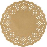 Merkloos Santex 30x Bruine/naturel ronde placemats 35 cm papier
