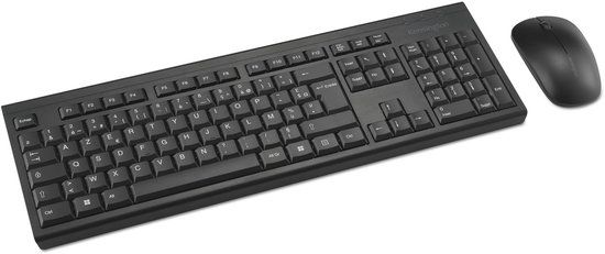 Kensington KM150 EQ Toetsenbord Zwart FRANS AZERTY Draadloos Morsbestendig