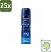 NIVEA MEN 25 x Fresh Active Deodorant Spray - 150 ml