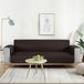 Merkloos Housse de banquette imperméable pour loveseat 2 places - Noir