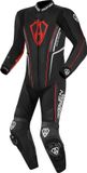 Arlen Ness Losail Een stuk lederen pak - Zwart/Rood - Maat 48