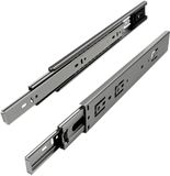 SOTECH 2 paar Volledig uittrekbare ladegeleiders Belasting 45 kg met zelfsluitende inrichting Lengte 650 mm Hoogte 45 mm