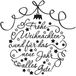 Rayher 28984000 stempel Frohe Christmas, 7 x 7 cm