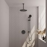 Brauer Gunmetal Carving Thermostatische Regendoucheset Inbouw