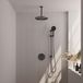 Brauer Gunmetal Carving Thermostatische Regendoucheset Inbouw