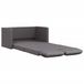 VidaXL Slaapbank vloermodel 2-in-1 112x174x55 cm kunstleer grijs
