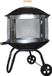 MaxxGarden Tuinhaard Grieks Acropolis - Terrashaard - Vuurkorf - Terrasverwarmer - Terrasverwarming - Sfeerhaard - Verrijdbaar - 70x70x100 cm
