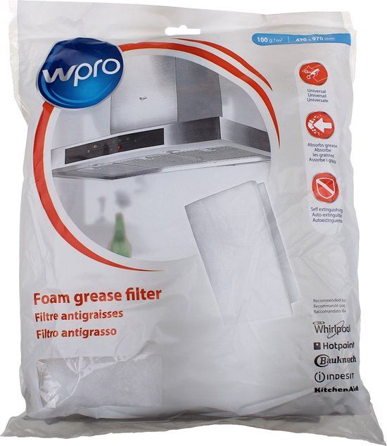 WPRO Universele Vetfilter UGF018 - 97 x 47cm - 484000008527