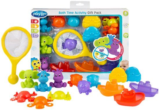 Playgro Activiteiten badgeschenkset - Badspeelgoed - 14-delig - BPA vrij