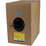 StarTech.com Bulkware Cat5e UTP CMR Riser netwerkkabel, volledige draad, zwart, Cat 5e Ethernet-patchkabel 0,25 mm²