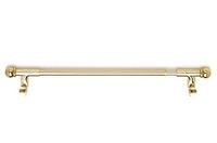 Press & Go | Ø07 | 1 stang uittrekbaar D7 eindstuk bal 80 – 110 cm | messing