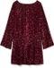 VERO MODA VMLAILA LS SEQUIN BOW DRESS EXP Dames Mini jurken Scarlet Sage XS