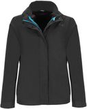 Pro-X Elements Agnes Functioneel damesjack Zwart Nylon Lange mouw Met capuchon Ritszakken Zijzakken Maat 46