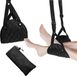 Sans marque Repose-pieds portable pour avion - Hamac pour pieds avec coussin - Accessoire de voyage pour la relaxation des pieds en avion et au bureau