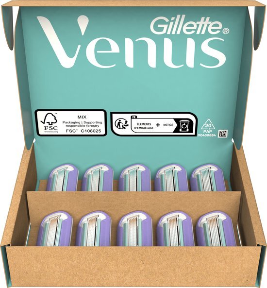 Gillette Deluxe Smooth Swirl - 10 Scheermesjes