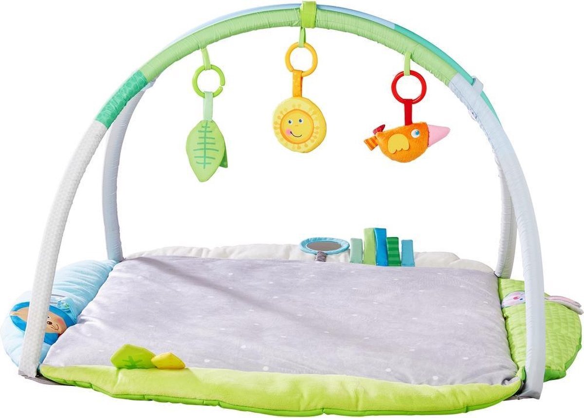 Haba speeltrainer Knuffelnest junior 95 x 95 cm polyester groen