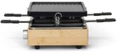 Merkloos Racletteapparaat raclette - 4 personen - Bamboe - 800 W - Afneembare grill met antiaanbaklaag