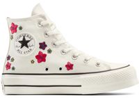 Converse Chuck Taylor All Star Lift Platform, motif floral, modèle unie, référence A15463C