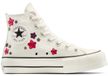 Converse Chuck Taylor All Star Lift Platform, motif floral, modèle unie, référence A15463C