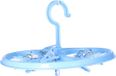 DID Droogcarrousel/droogmolen - blauw - met 12 knijpers - 26,5 cm