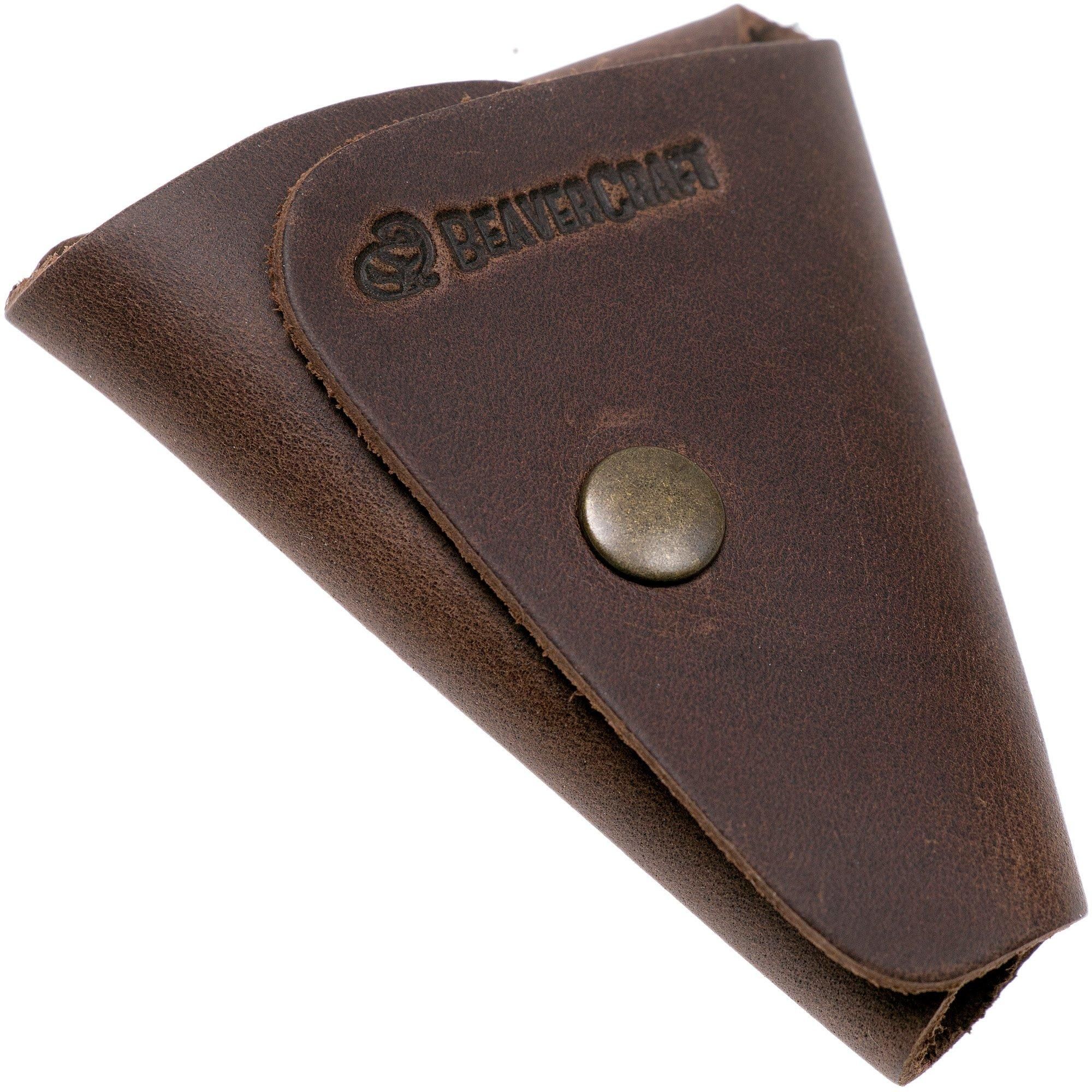 BeaverCraft Leather Sheath for Spoon Carving Knife SH2