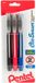 Pentel Clic Retractable Erasers - gum - 3 stuks - zwart, rood, blauw
