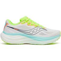 Saucony Ride 19 Neutrale schoen Dames-wit, turkoois, Maat 38,5