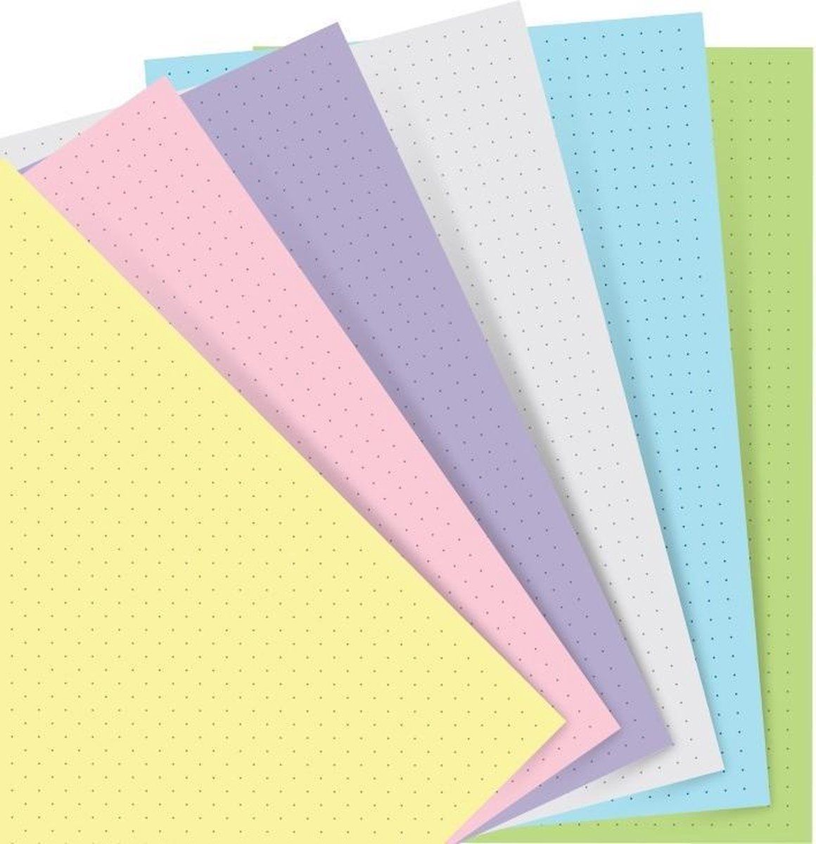 Filofax Refill voor Refillable Classic A5 Notebook Dotted Pastel Papier