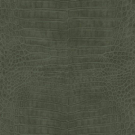 Rasch 751352 Krokodillenprint Behang Groen