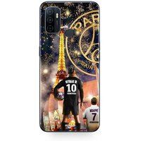 Oppo A32 Etui neymar mbappe noel Maniacase