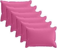 vidaXL Housse de coussin 6 pièces bois rose 50 x 75 cm polyester