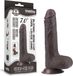 LoveToy - Dildo à glissière 17,5 cm - Noir