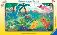 Ravensburger Kinderpuzzle 15 Teile - Die kleinen Dinos