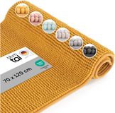 Blumtal Badmat - Anti-slip Badmat - Chenille Zachte Badmat - 70 x 120 cm - Mosterdgeel